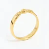1147-waterproof-gold-plated-stainless-steel-dainty-bow-band-ring-2.webp Waterproof Gold Plated Stainless Steel Dainty Bow Band Ring