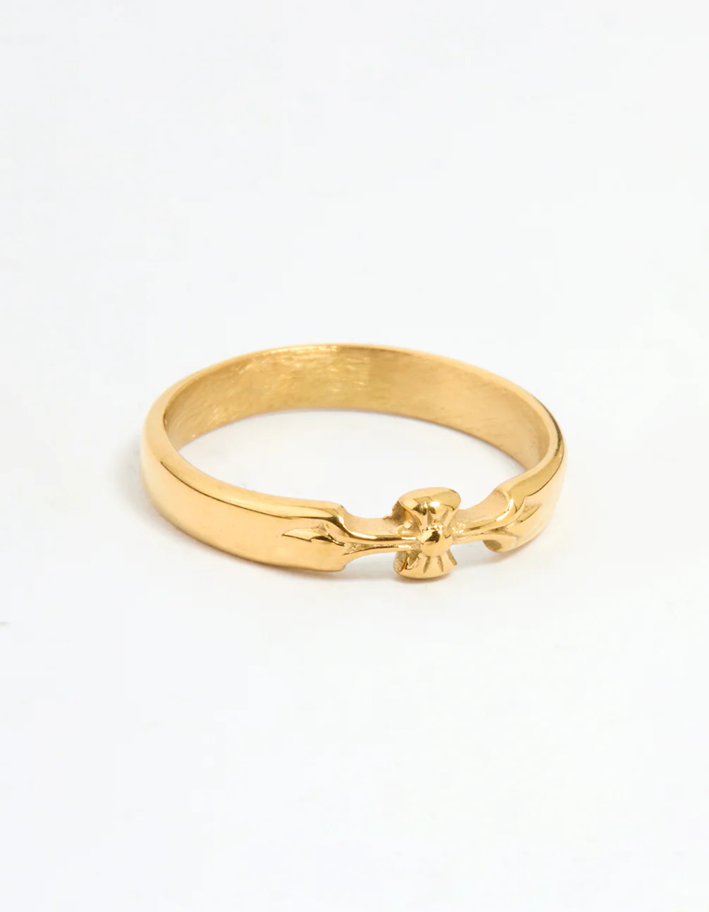1147-waterproof-gold-plated-stainless-steel-dainty-bow-band-ring-3.webp Waterproof Gold Plated Stainless Steel Dainty Bow Band Ring