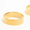 1154-s-m-s-m-variation-2.webp Waterproof Gold Plated Stainless Steel Double Cigar Band Rings 2-Pack