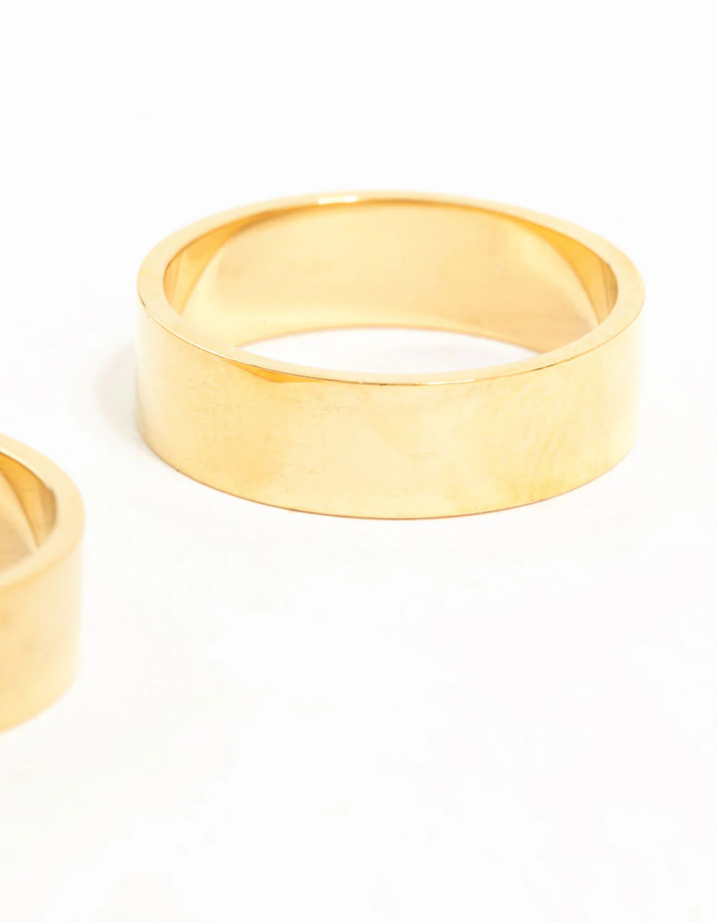 1154-s-m-s-m-variation-3.webp Waterproof Gold Plated Stainless Steel Double Cigar Band Rings 2-Pack