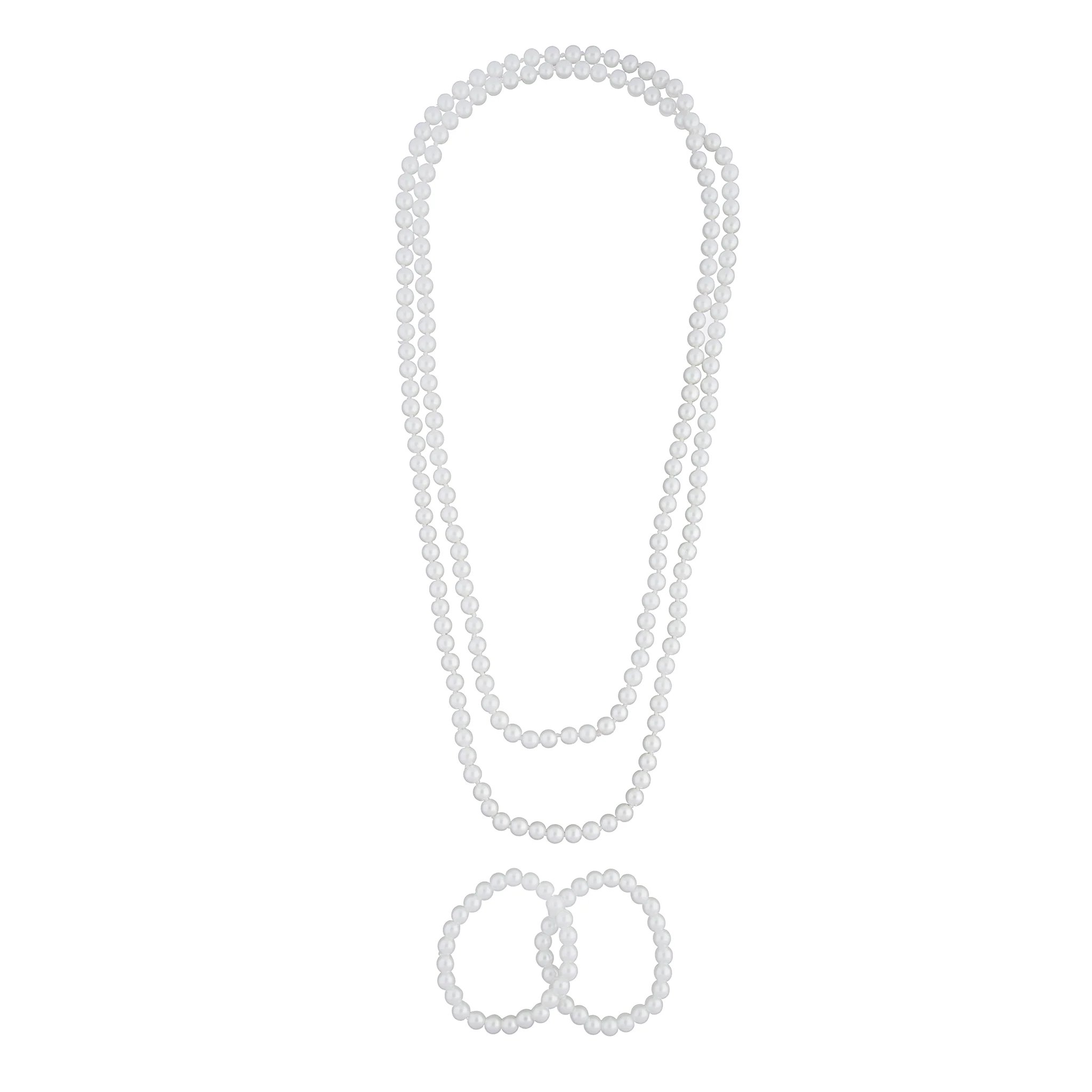 116-long-strand-pearl-bracelet-necklace-set-1.webp Long Strand Pearl Bracelet Necklace Set