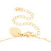 Waterproof Gold Plated Stainless Steel Mary & Cross Necklace
