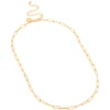 1169-waterproof-gold-plated-stainless-steel-open-oval-link-necklace-4.webp Waterproof Gold Plated Stainless Steel Open Oval Link Necklace