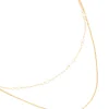 1173-waterproof-gold-plated-stainless-steel-pearl-beaded-chain-layered-necklace-1.webp Waterproof Gold Plated Stainless Steel Pearl Beaded & Chain Layered Necklace