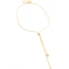 1175-waterproof-gold-plated-stainless-steel-pull-through-lariat-necklace-4.webp Waterproof Gold Plated Stainless Steel Pull Through Lariat Necklace