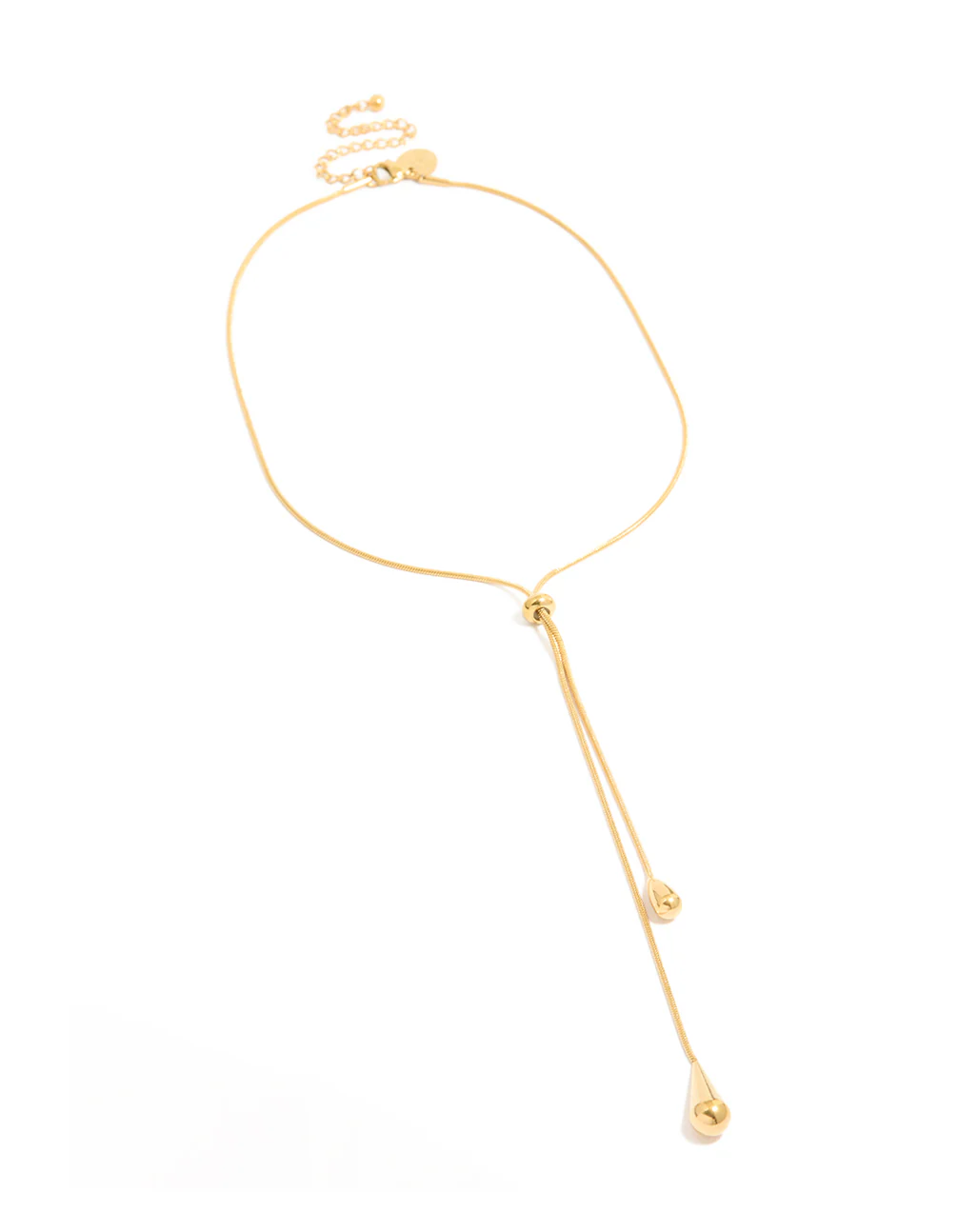 1175-waterproof-gold-plated-stainless-steel-pull-through-lariat-necklace-4.webp Waterproof Gold Plated Stainless Steel Pull Through Lariat Necklace