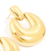 1176-waterproof-gold-plated-stainless-steel-round-doorknocker-earrings-5.webp Waterproof Gold Plated Stainless Steel Round Doorknocker Earrings