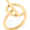 Waterproof Gold Plated Stainless Steel Skinny T&O Ring