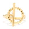 Waterproof Gold Plated Stainless Steel Skinny T&O Ring