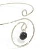 118-silver-dainty-swirl-black-semi-precious-stone-arm-cuff-2.webp Silver Dainty Swirl Black Semi Precious Stone Arm Cuff