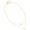 1181-waterproof-gold-plated-stainless-steel-star-shell-layered-necklace-2.webp Waterproof Gold Plated Stainless Steel Star & Shell Layered Necklace