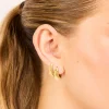1185-waterproof-gold-plated-stainless-steel-thick-oval-huggie-earrings-2-pack-2.webp Waterproof Gold Plated Stainless Steel Thick Oval Huggie Earrings 2-Pack