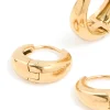 1185-waterproof-gold-plated-stainless-steel-thick-oval-huggie-earrings-2-pack-4.webp Waterproof Gold Plated Stainless Steel Thick Oval Huggie Earrings 2-Pack