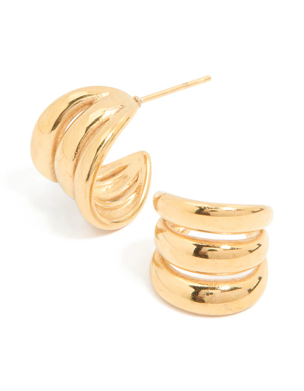 1186-waterproof-gold-plated-stainless-steel-triple-band-hoop-earrings-1.webp Waterproof Gold Plated Stainless Steel Triple Band Hoop Earrings