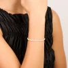 Waterproof Stainless Steel Cubic Zirconia Tennis Bracelet