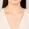 Waterproof Stainless Steel Large Bubble Letter K Necklace