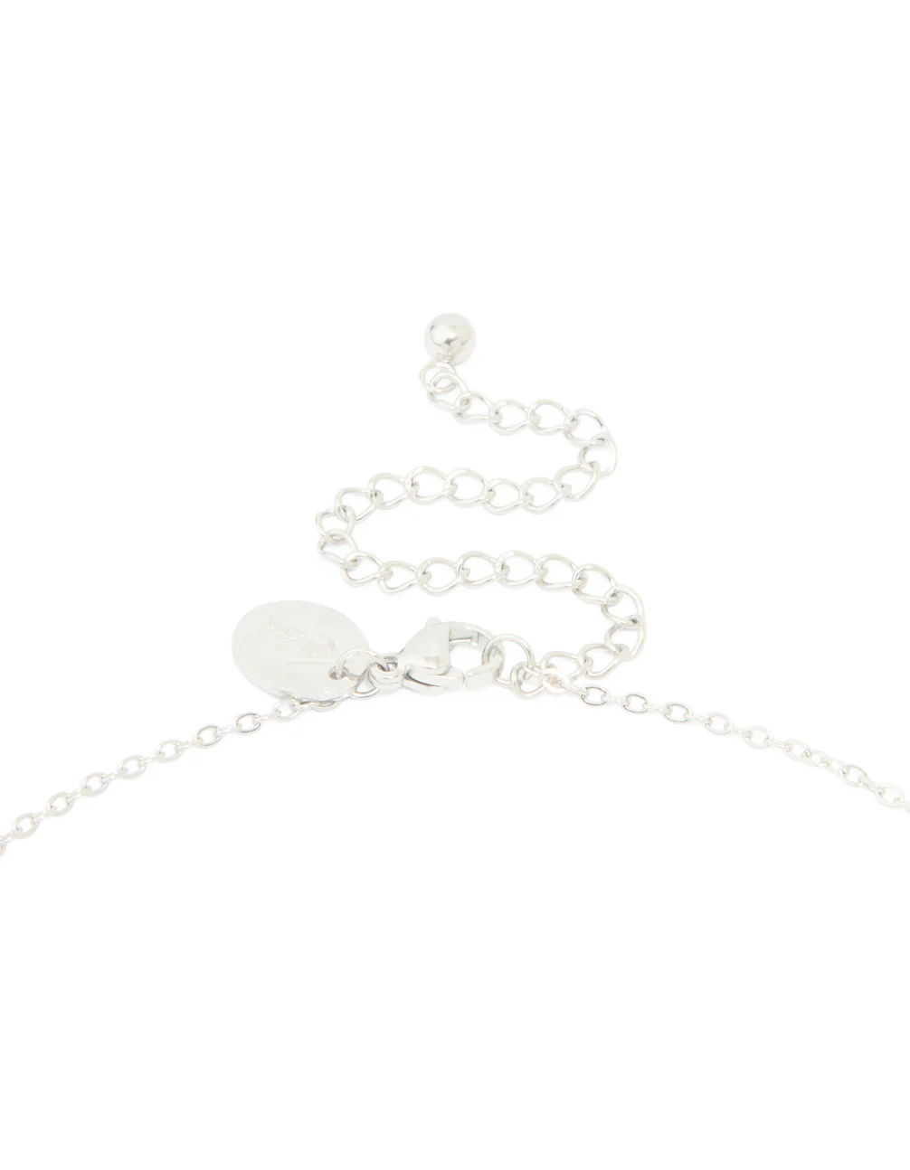 Waterproof Stainless Steel Large Bubble Letter K Necklace