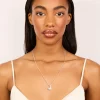 Waterproof Stainless Steel Large Bubble Letter L Necklace