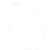 Waterproof Stainless Steel Large Bubble Letter L Necklace