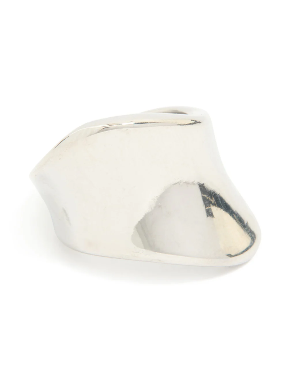 Waterproof Stainless Steel Organic Smooth Ring