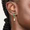 1223-waterproof-gold-plated-stainless-steel-emerald-green-enamel-cubic-zirconia-charm-huggie-earrings-2.webp Waterproof Gold Plated Stainless Steel Emerald Green Enamel Cubic Zirconia Charm Huggie Earrings