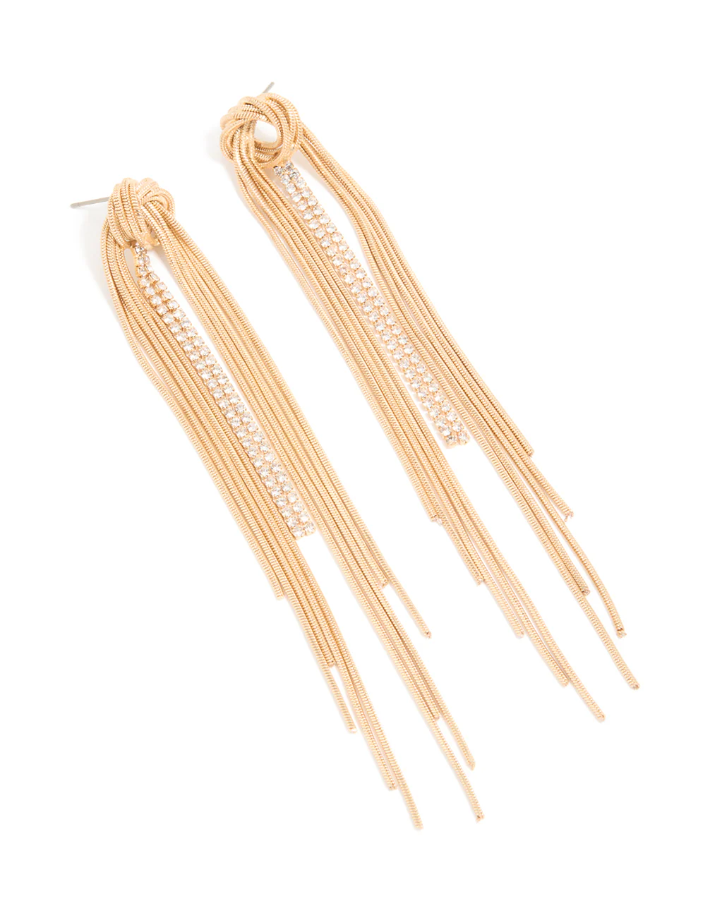 1228-gold-diamante-round-tassel-drop-earrings-2.webp Gold Diamante Round Tassel Drop Earrings