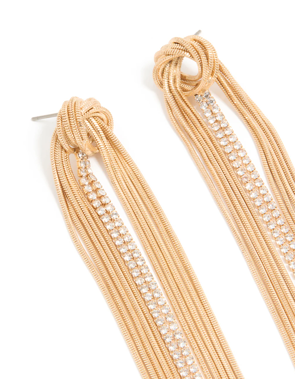 1228-gold-diamante-round-tassel-drop-earrings-4.webp Gold Diamante Round Tassel Drop Earrings