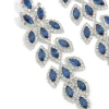 1229-silver-blue-diamantes-gleaming-pears-drop-earrings-4.webp Silver Blue Diamantes Gleaming Pears Drop Earrings