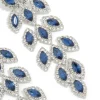 1229-silver-blue-diamantes-gleaming-pears-drop-earrings-5.webp Silver Blue Diamantes Gleaming Pears Drop Earrings