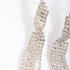 Silver Twisted Strand Drop Earrings