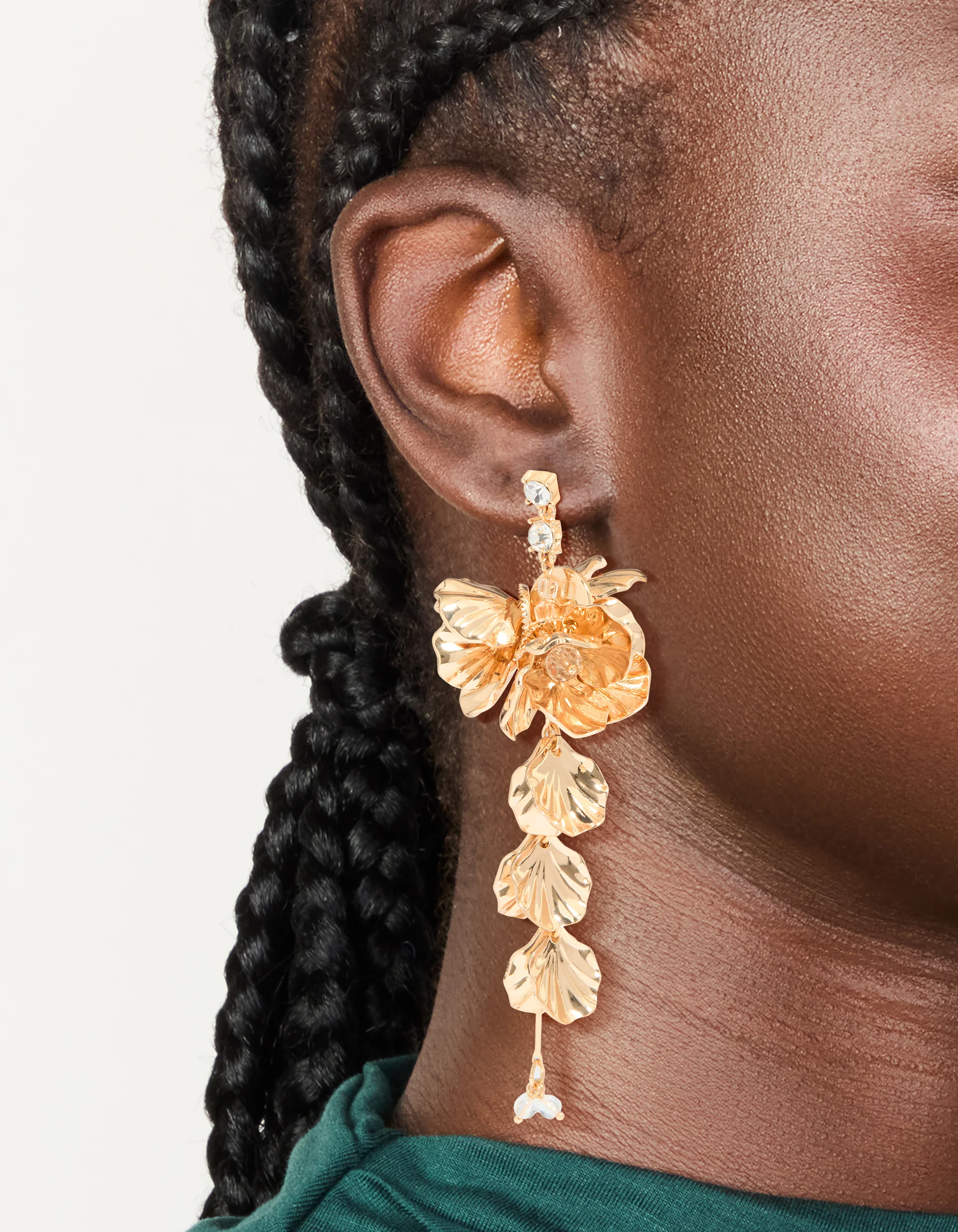 1245-gold-long-floral-drop-earrings-1.webp Gold Long Floral Drop Earrings