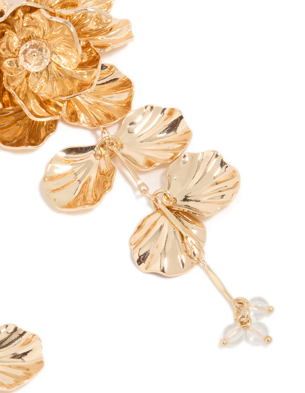 1245-gold-long-floral-drop-earrings-5.webp Gold Long Floral Drop Earrings