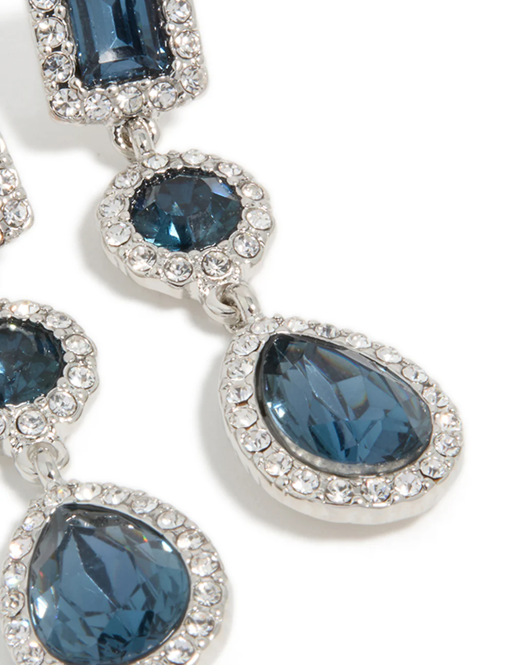 1247-silver-blue-diamante-multi-shape-drop-earrings-5.webp Silver Blue Diamante Multi Shape Drop Earrings