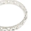 1248-silver-diamante-shiny-ovals-bracelet-5.webp Silver Diamante Shiny Ovals Bracelet