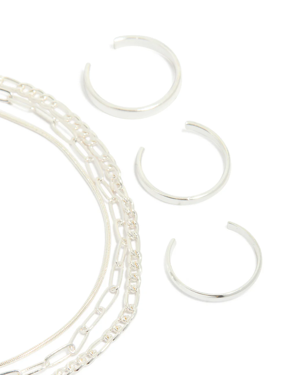125-silver-smooth-chain-anklet-toe-rings-pack-2.webp Silver Smooth Chain Anklet & Toe Rings Pack