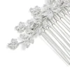 Silver Diamante Dainty Peta Hairl Comb