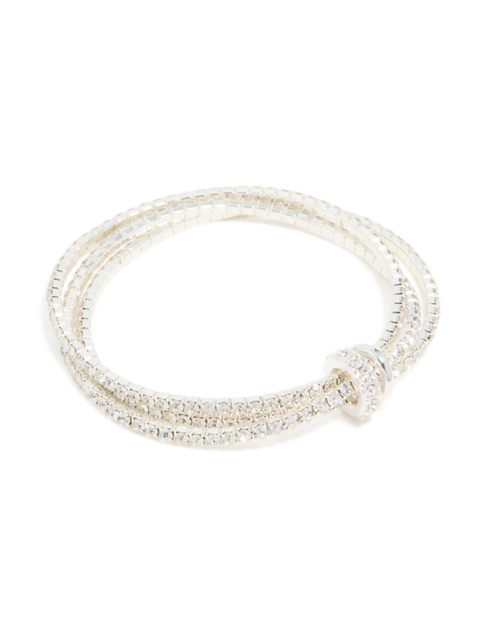 1251-silver-diamante-simple-loop-stretch-bracelet-2.webp Silver Diamante Simple Loop Stretch Bracelet