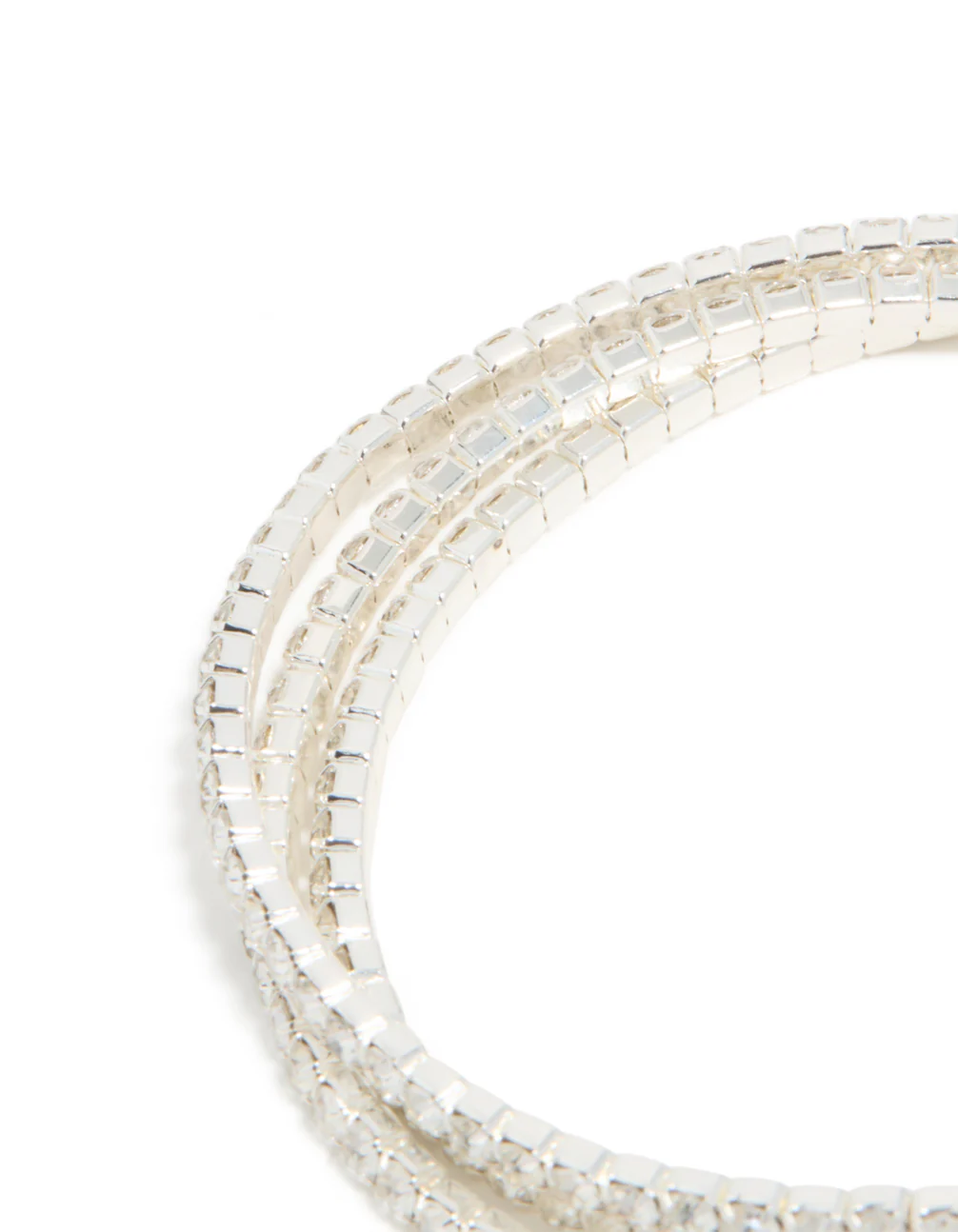 1251-silver-diamante-simple-loop-stretch-bracelet-5.webp Silver Diamante Simple Loop Stretch Bracelet