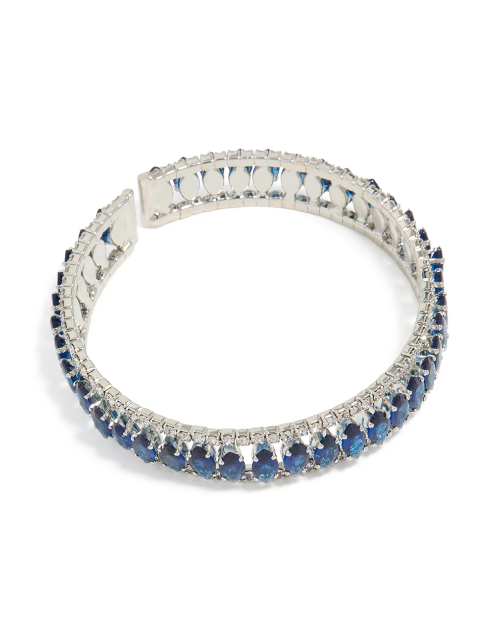 1253-silver-mini-blue-diamantes-wrist-cuff-2.webp Silver Mini Blue Diamantes Wrist Cuff