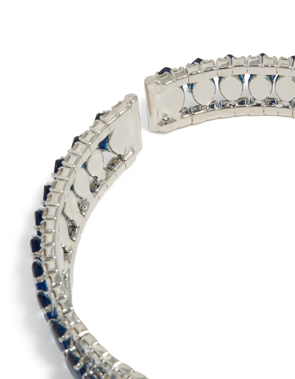 1253-silver-mini-blue-diamantes-wrist-cuff-5.webp Silver Mini Blue Diamantes Wrist Cuff