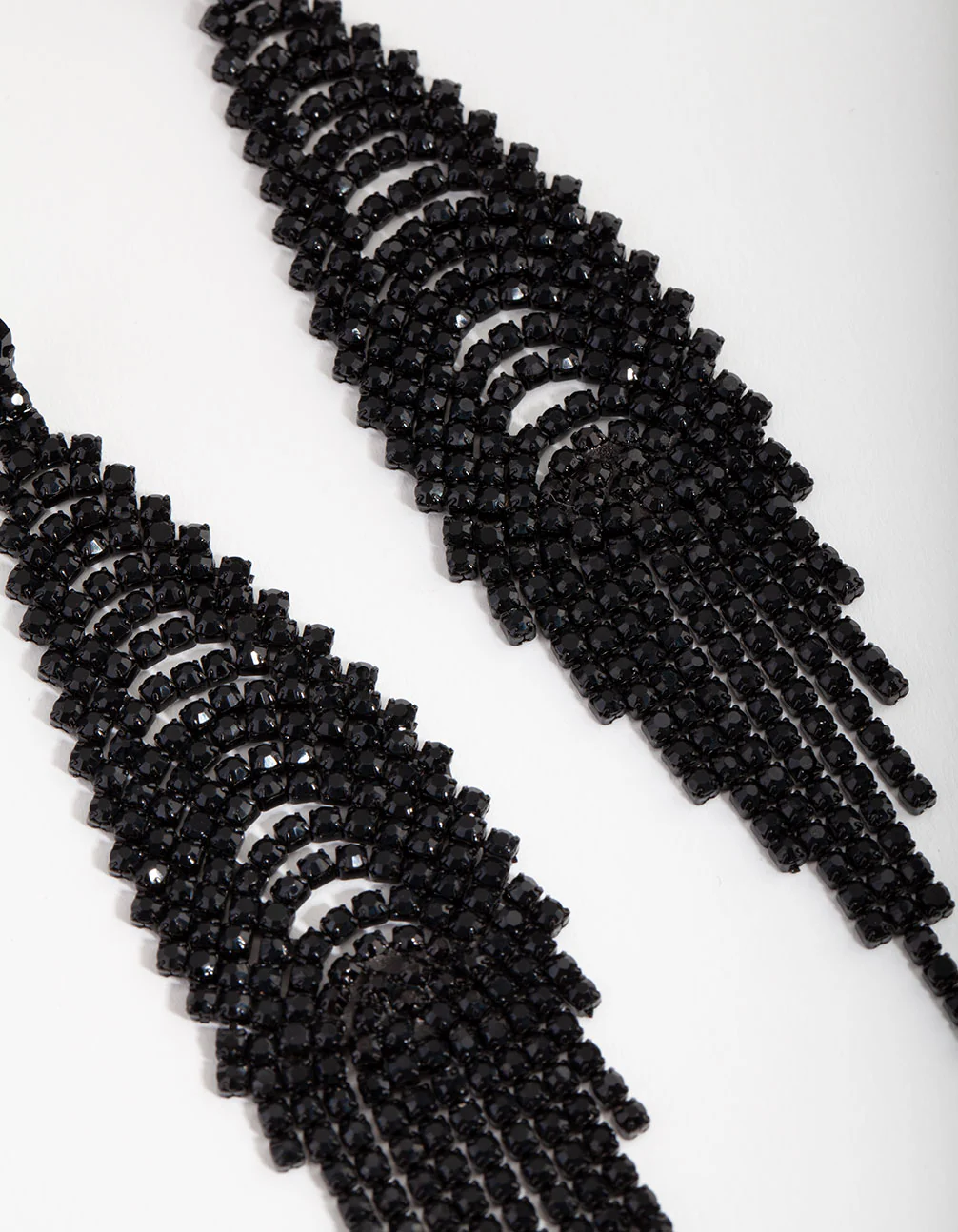 1255-matte-cup-chain-waterfall-earrings-2.webp Matte Cup Chain Waterfall Earrings