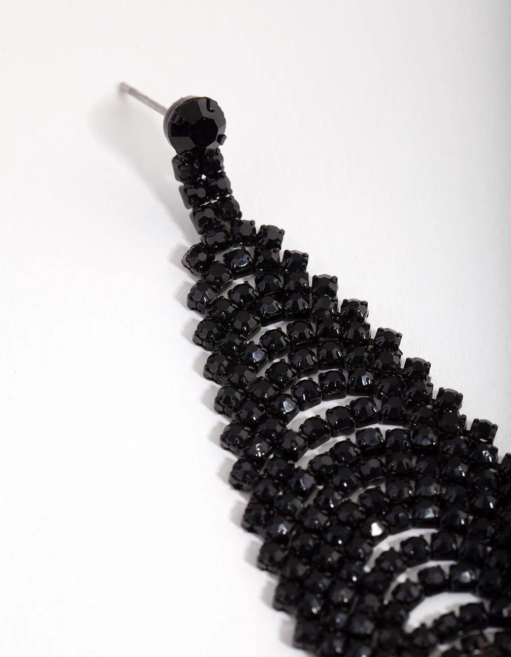 1255-matte-cup-chain-waterfall-earrings-3.webp Matte Cup Chain Waterfall Earrings