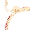1257-gold-red-clear-diamante-oval-bangle-3.webp Gold Red & Clear Diamante Oval Bangle