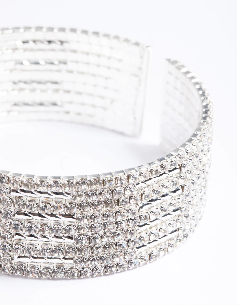 1260-silver-spiky-4-row-diamante-wrist-cuff-4.webp Silver Spiky 4 Row Diamante Wrist Cuff