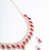 1264-rose-gold-marquise-droplet-earrings-necklace-set-1.webp Rose Gold Marquise Droplet Earrings & Necklace Set