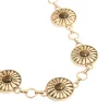 Antique Gold Bohemian Disc Belt