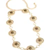 Antique Gold Bohemian Disc Belt