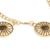 Antique Gold Bohemian Disc Belt