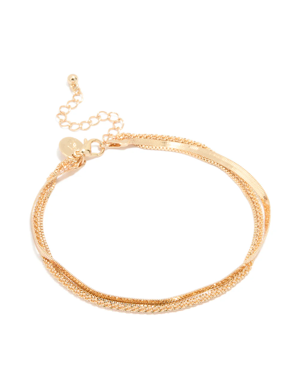 1282-gold-triple-layered-mixed-chain-anklet-1.webp Gold Triple Layered Mixed Chain Anklet
