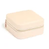 Blush Faux Leather Square Jewellery Box